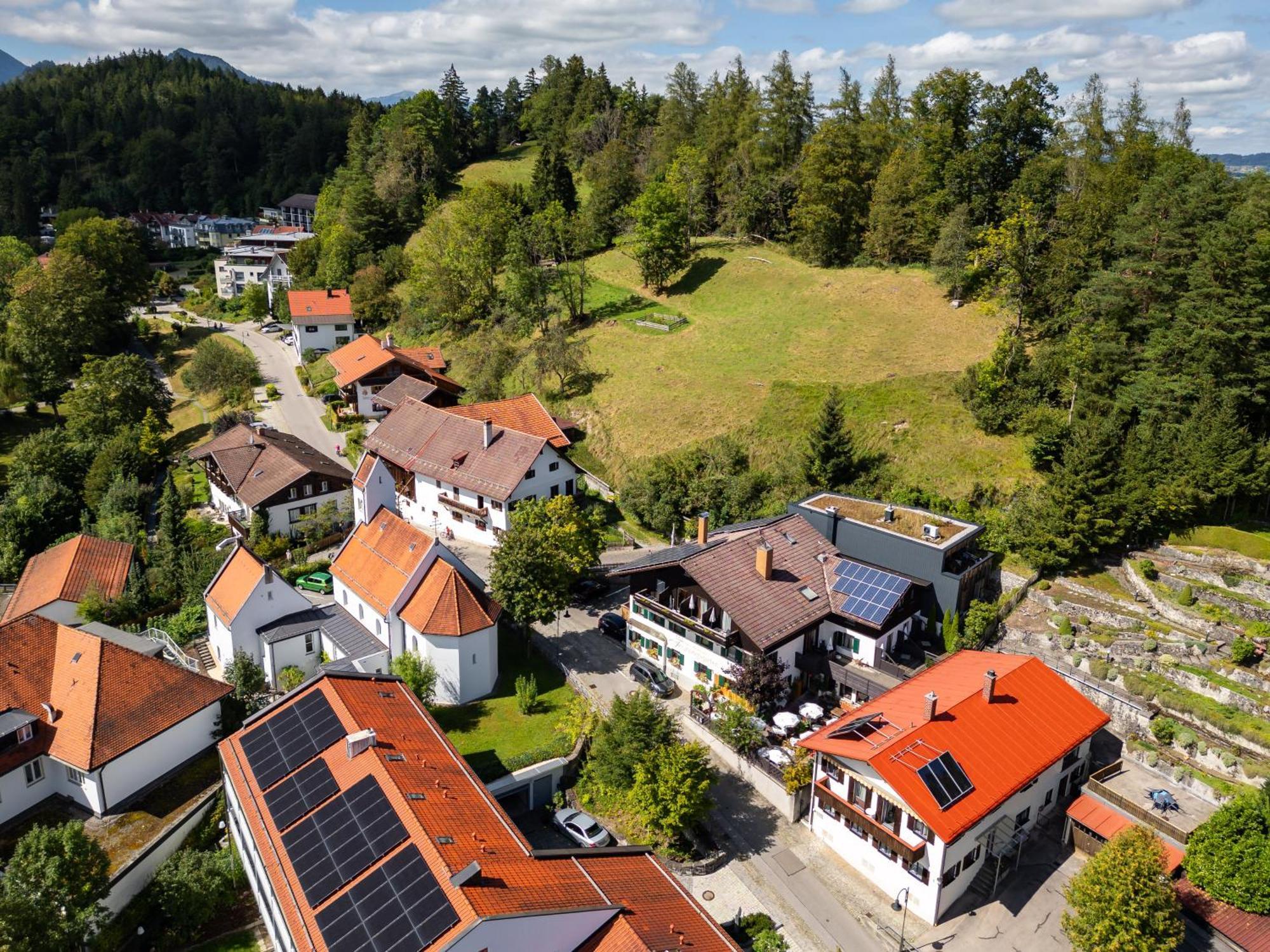 Hotel Restaurant Fruehlingsgarten Füssen Exterior foto